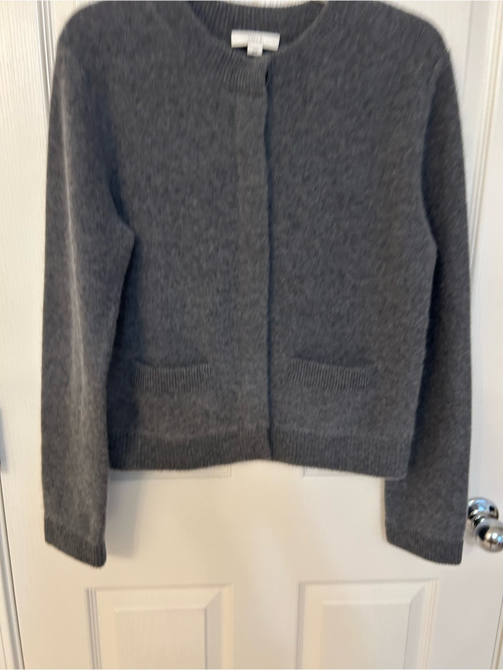 Vince Cashmere Cardigan in Heather Graphite Size M - Picture 4 of 8